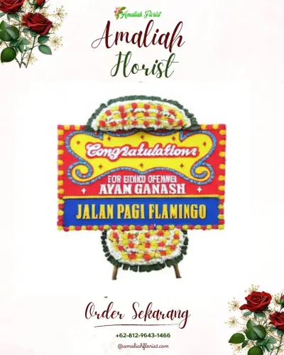 Bunga Papan Congratulation di Marikurubu